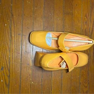 Sam Edelman Mustard Yellow Flats